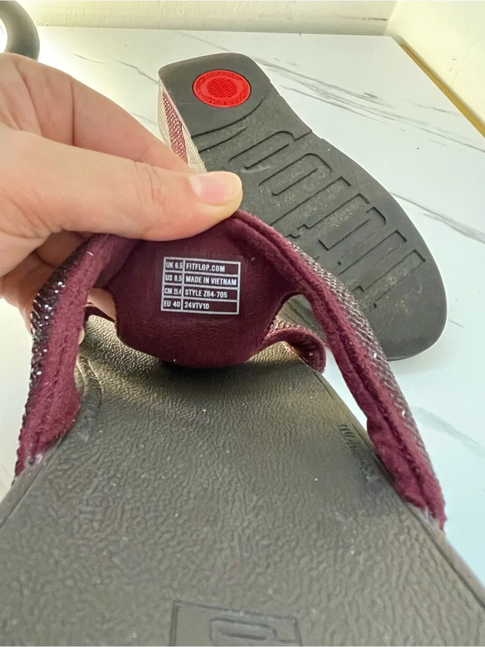 Fitflop glittery slide